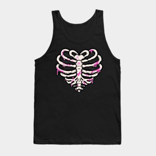 skeleton valentine, heart Tank Top